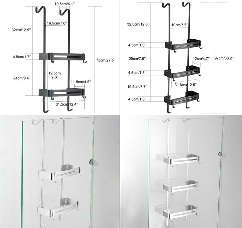 Organishower™ - Support pour produits de bain - Affaire Classée